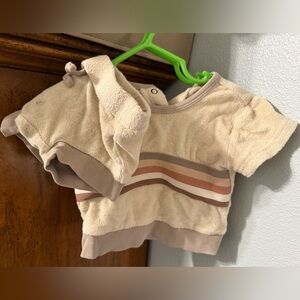 Cream Baby Boho set 3-6m